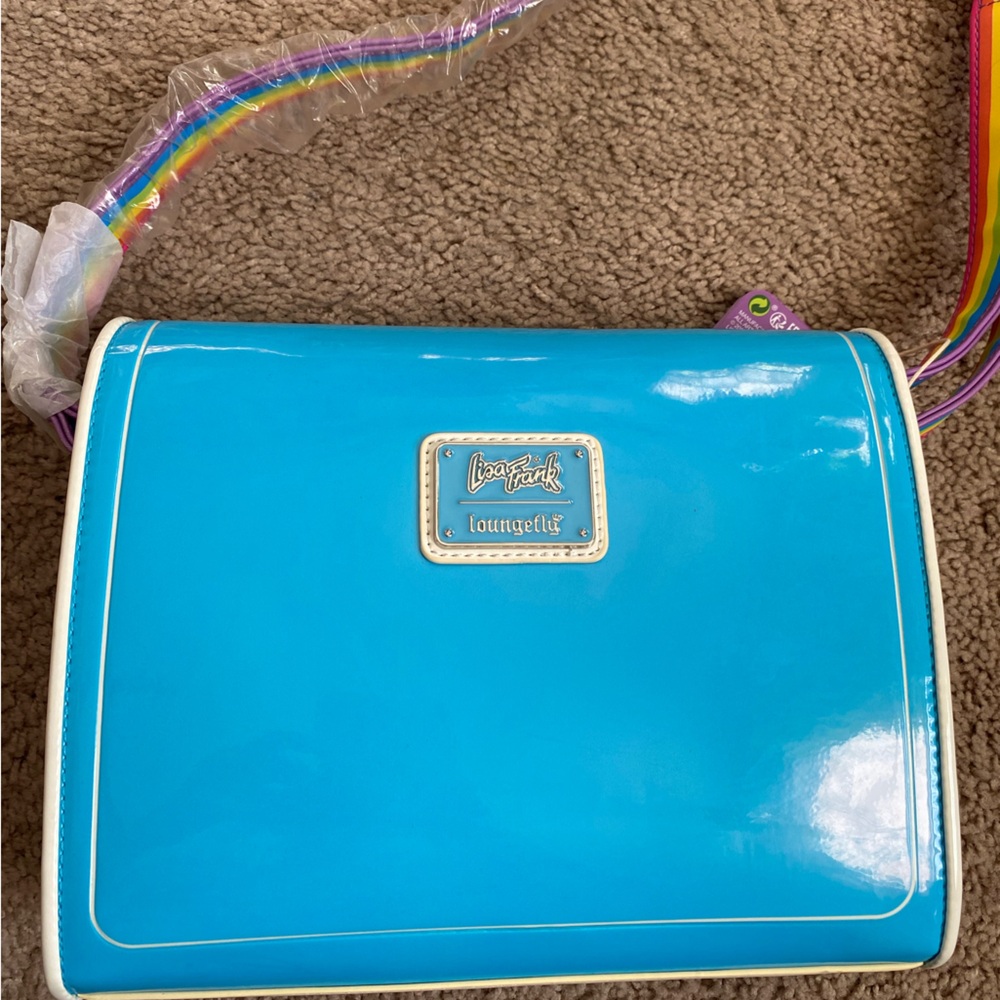 Lisa Frank Loungefly Angel Kitty purse - Picture 7 of 10